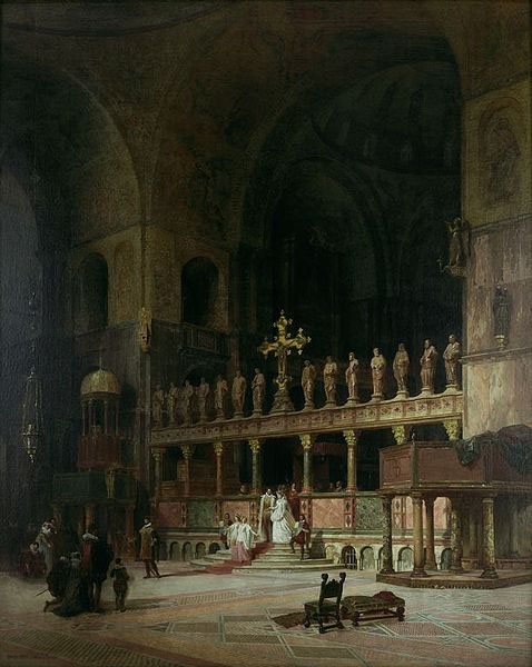 INTERIOR OF ST.MARKS,VENICE